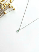 COLAR PONTO DE LUZ GOTA VERDE-ÁGUA