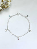 TORNOZELEIRA TRABALHADA COLORS MIX