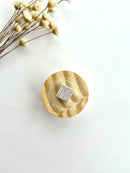 BERLOQUE SEPARADOR QUADRADO CRAVEJADO EM ZIRCÔNIAS