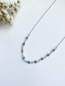 CHOKER 9 OLHO GREGO AZUL CLARO