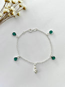 PULSEIRA FIGA DA SORTE COM ZIRCONIAS VERDE ESMERALDA