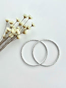 PAR DE ARGOLAS TRANÇADA REDONDA GG