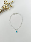 PULSEIRA 1 CORAÇÃO ZIRCÔNIA VERDE