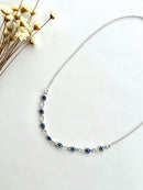 CHOKER 8 OLHO GREGO AZUL ESCURO