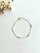 PULSEIRA ZIRCÔNIAS CRISTAL ESPAÇADAS