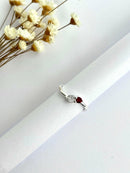 ANEL 2 ZIRCÔNIAS MIX VERMELHO-RUBI