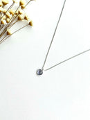 COLAR PONTO DE LUZ CORAÇÃO LILÁS