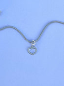 BERLOQUE CORAÇÃO VAZADO CRAVEJADO EM ZIRCÔNIAS