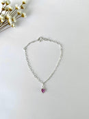 PULSEIRA 1 CORAÇÃO ROSA