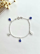 PULSEIRA OLHO GREGO COM ZIRCÔNIAS G