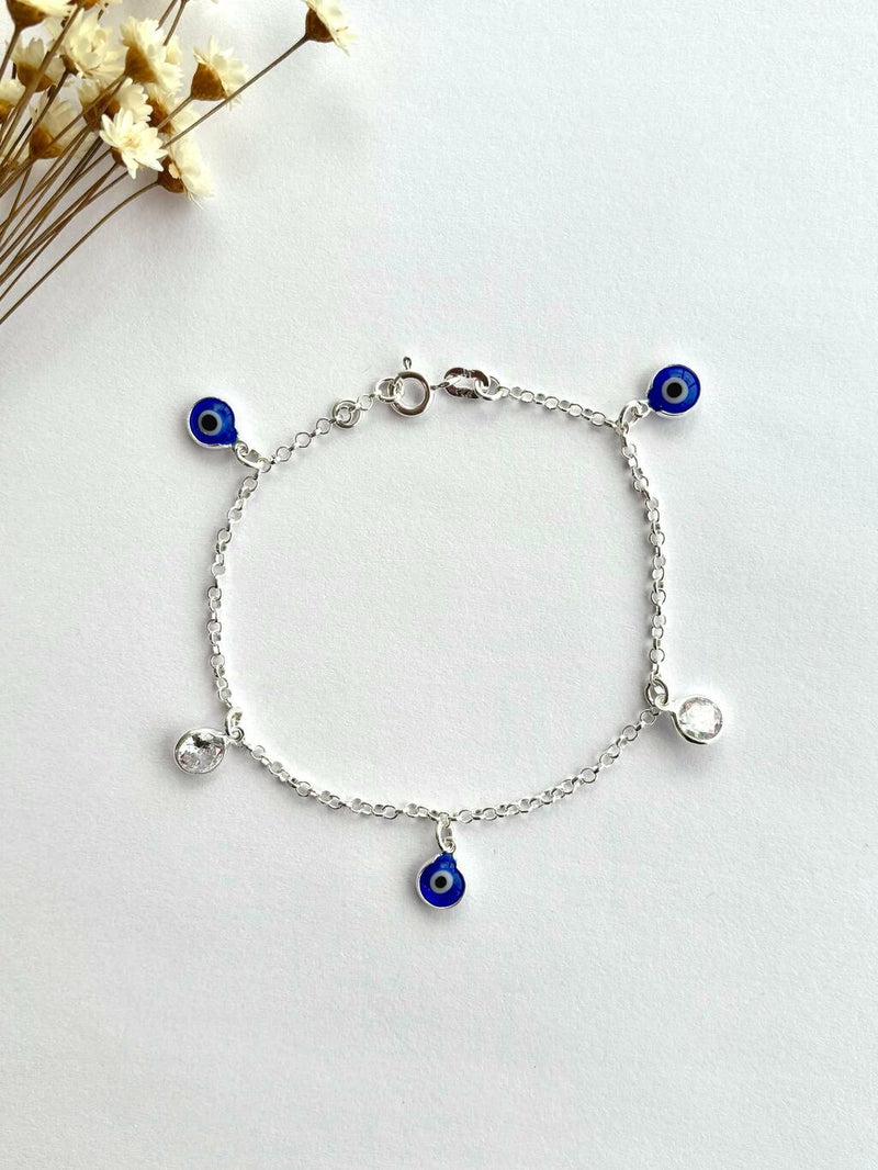 PULSEIRA OLHO GREGO COM ZIRCÔNIAS G