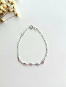 PULSEIRA 5 CORAÇÕES ROSÉ