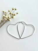 PAR DE ARGOLAS CORAÇÃO GG