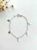 PULSEIRA TRIÂNGULO CHAPEADO