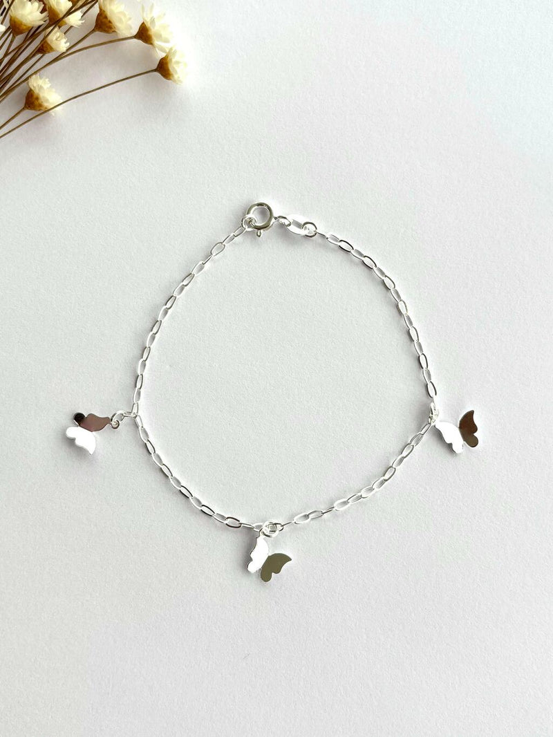 PULSEIRA 3 BORBOLETAS DOBRADAS