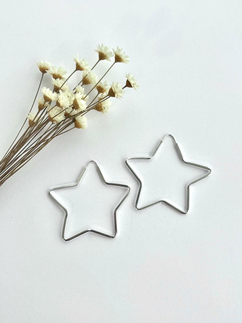 PAR DE ARGOLAS ESTRELA M