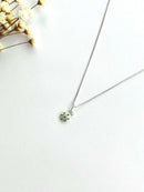 COLAR ABACAXI CRAVEJADO EM ZIRCÔNIAS VERDE-ESMERALDA