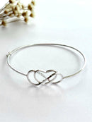 BRACELETE CORAÇÃO COM INFINITO