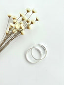 PAR DE ARGOLAS FIO QUADRADO