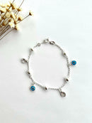 PULSEIRA OLHO GREGO BOLINHAS & ZIRCÔNIAS