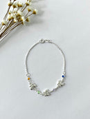 PULSEIRA BORBOLETAS COM ZIRCONIAS COLORS