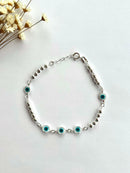 PULSEIRA MACIÇA PREMIUM COM OLHO GREGO