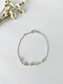 PULSEIRA BOLINHAS INTERCALADA COM ZIRCÔNIA