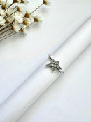 ANEL ESTRELA CADENTE COM ZIRCÔNIAS