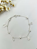 PULSEIRA BOLINHAS G INTERCALADA COM ZIRCÔNIA