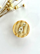 BERLOQUE CORAÇÃO DUPLO FALSA PEDRA