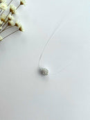 COLAR NYLON BOLA M CRAVEJADO EM RESINA