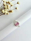 ANEL QUADRADO ELITE PREMIUM ROSA