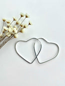 PAR DE ARGOLA CORAÇÃO G