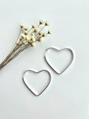 PAR DE ARGOLAS CORAÇÃO M